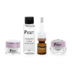Bộ dưỡng trị nám và làm đều màu da  Minisize P'beauty mela magic for travel set - Bộ 4 sản phẩm